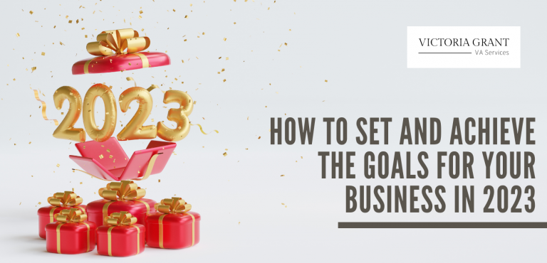 How to set and achieve the goals for your business in 2023